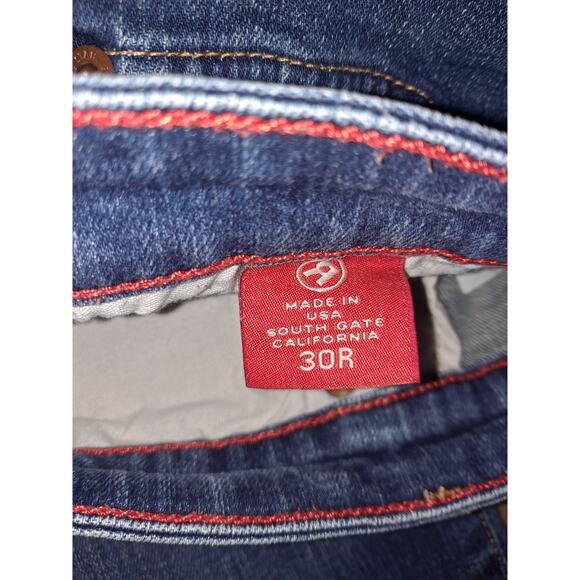 Big Star Boot Cut Slightly Distressed Denim Jeans Size 30R - Picture 6 of 7